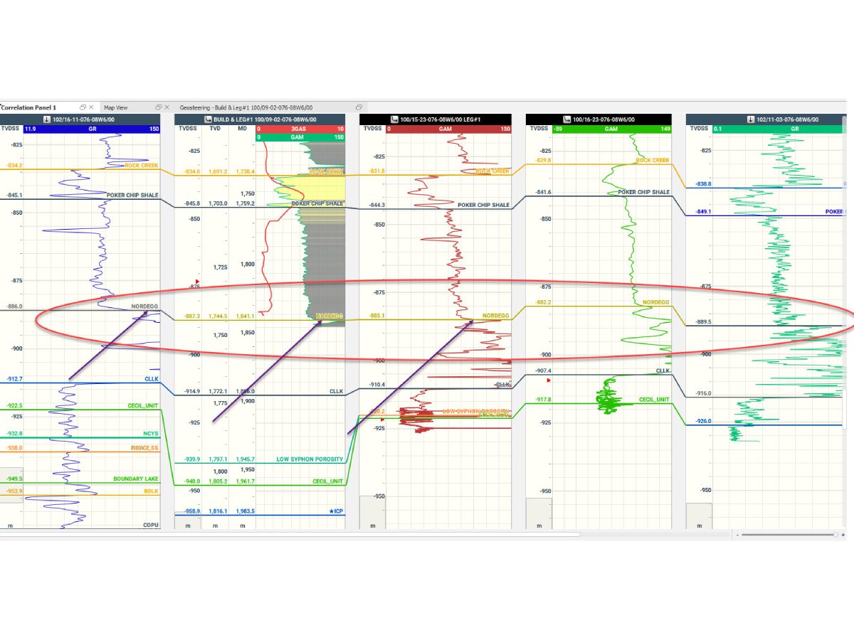 A large sheet of paper with many different colored lines.